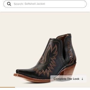 Only worn Twice Ariat booties! Real leather! Kept in box!